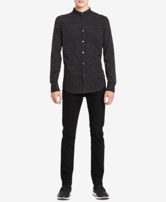 Calvin Klein Men's Jersey Heathered Shirt 