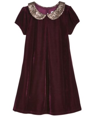 macys velvet dresses