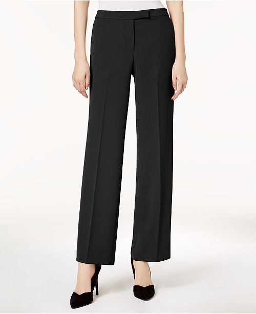 Kasper Stretch Crepe StraightLeg Pants, Regular & Petite Wear to Work Petites Macy's
