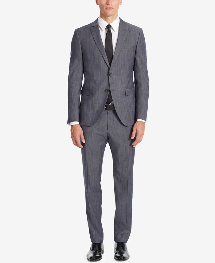 Hugo Boss BOSS Men's Extra-Slim Fit Denim Suit - Macy's