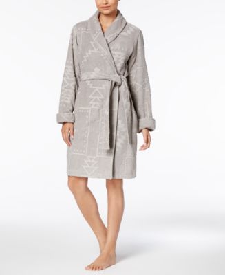 Lauren Ralph Lauren Terry Beacon-Print Robe - Macy's