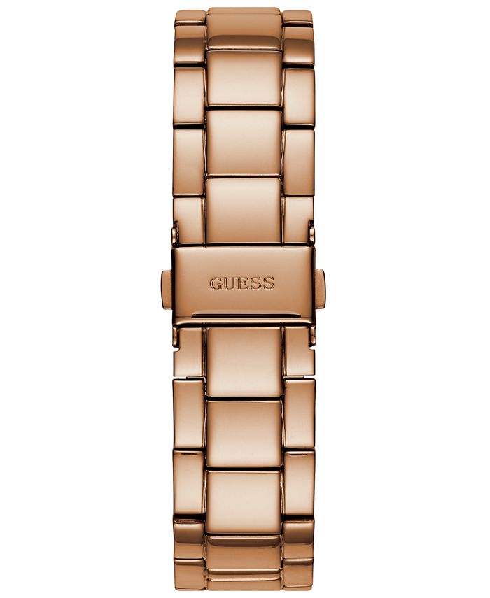 GUESS Rose Gold-Tone Stainless Steel Bracelet Watch 40mm - Macy's