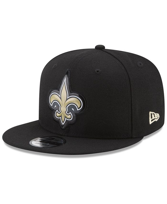 New Era New Orleans Saints Bold Bevel 9FIFTY Snapback Cap - Macy's