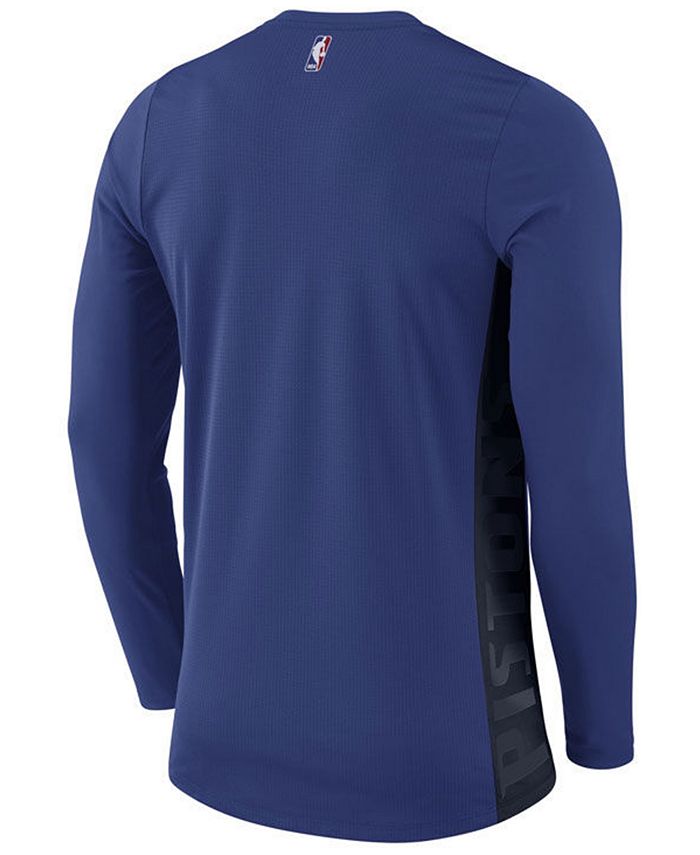 Nike Men's Detroit Pistons Hyperlite Shooter Long Sleeve T-Shirt - Macy's