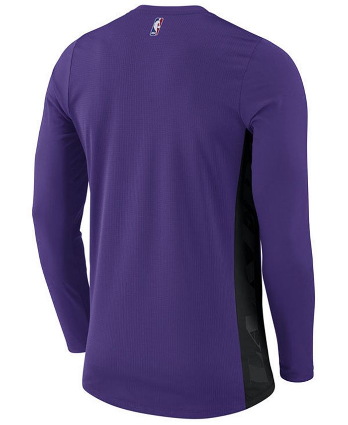 Nike Men's Los Angeles Lakers Hyperlite Shooter Long Sleeve T-Shirt ...