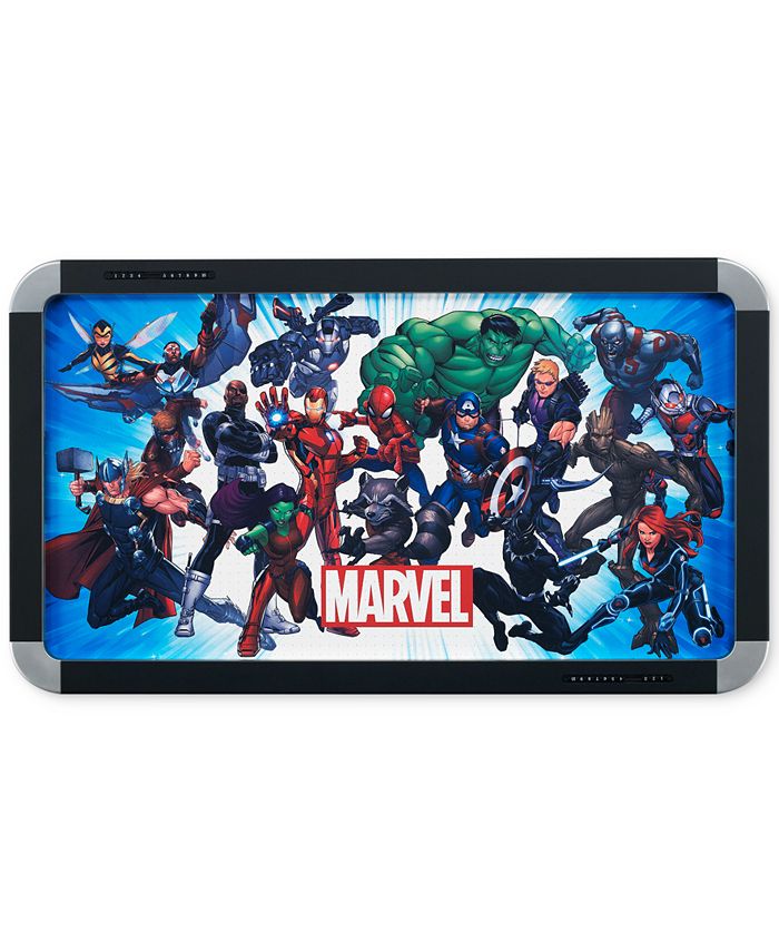 American Heritage Billiards Marvel Universe Air Hockey Table, Quick ...