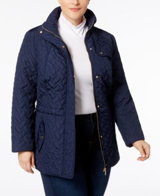 Charter Club - Plus Size Quilted Anorak Jacket