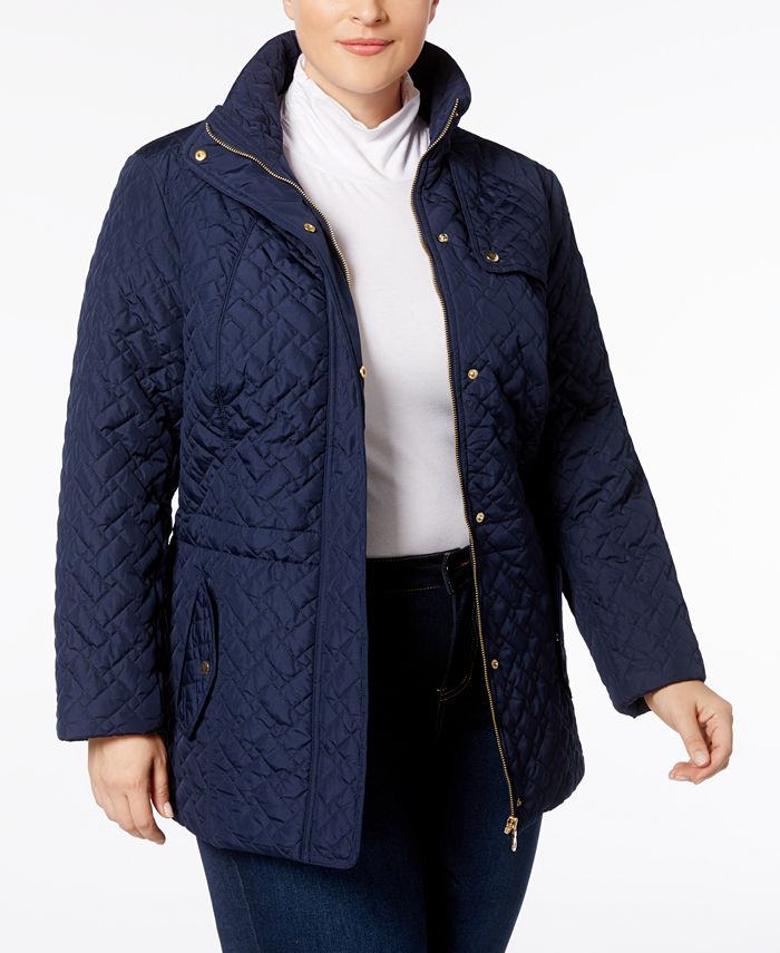 Charter Club Plus Size Quilted Jacket, Created for Macy's Macy's