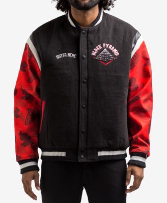 black pyramid red jacket