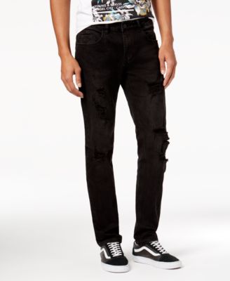Young & Reckless - Men's Carthage Black Skinny Jeans