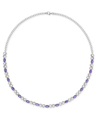 amethyst collar necklace