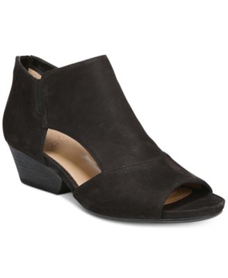 naturalizer peep toe booties