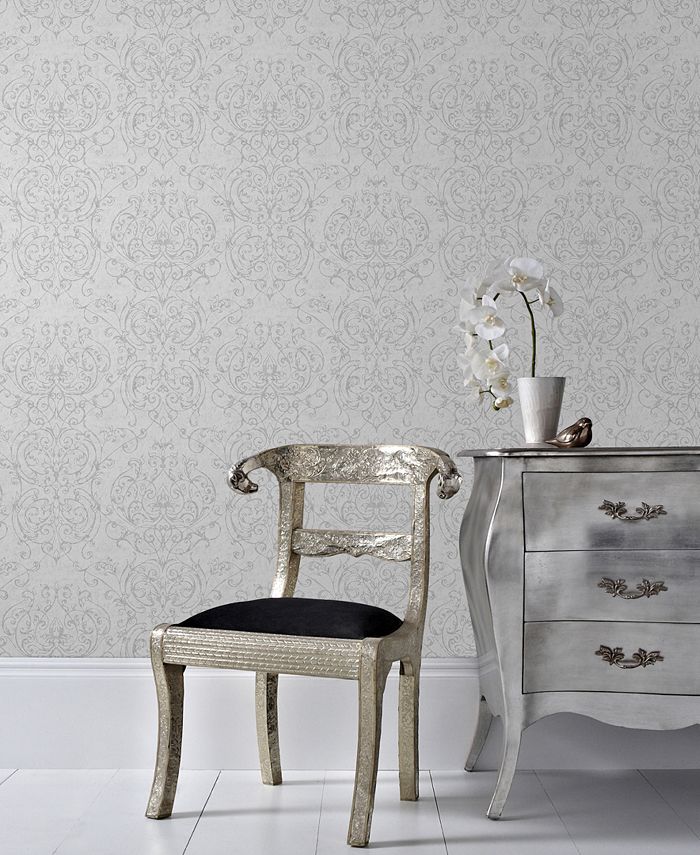 Graham & Brown Empress Damask Wallpaper Macy's