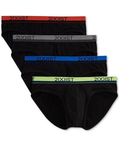 2(x)ist Men's 3+1 Bonus Pack Contour-Pouch Briefs - Underwear ...