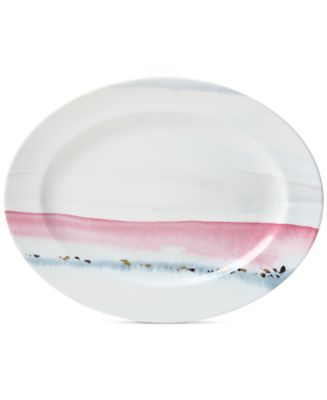 Lenox Watercolor Horizons Microwave Safe Platter, Created for Macy's - Macy's