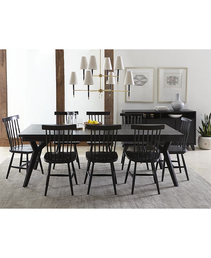 Homefare Bensen Dining Furniture, 9Pc. Set (Expandable Dining Table