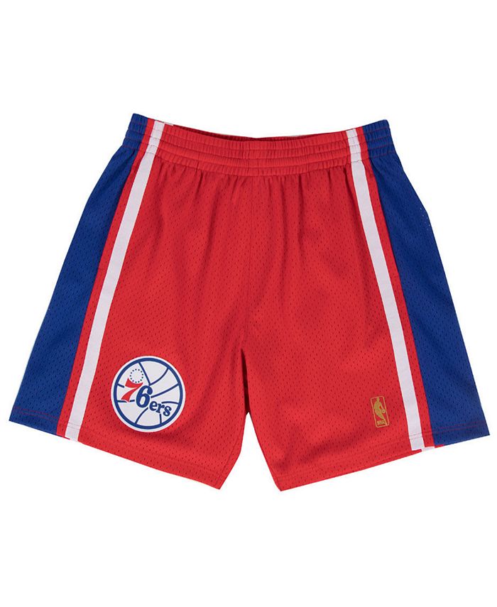 Mitchell & Ness Philadelphia 76ers Men's Big Face Shorts - Macy's