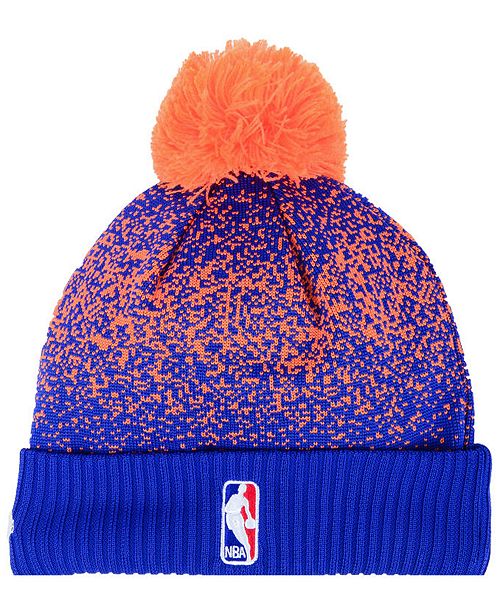 New Era New York Knicks OnCourt Collection Pom Knit Hat & Reviews