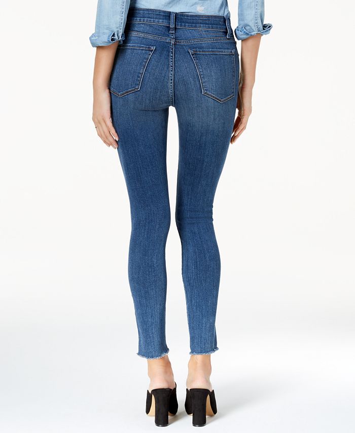M1858 Kristen Mid-Rise Ankle Skinny Jeans with Side Stripe Detail ...