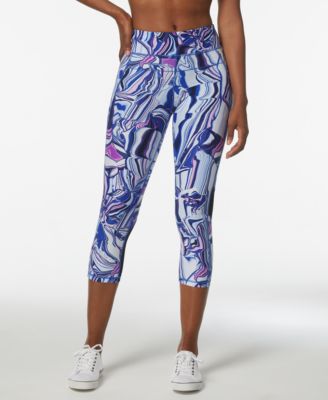 Calvin Klein - Printed High-Waist Cropped Leggings