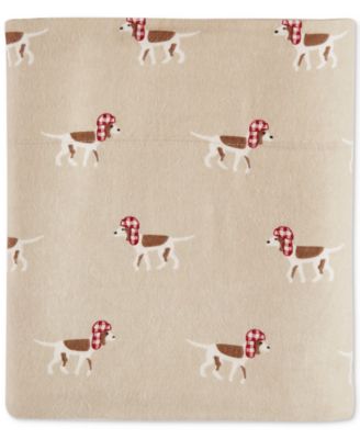 Printed Flannel 4-Pc. Sheet Set, Queen