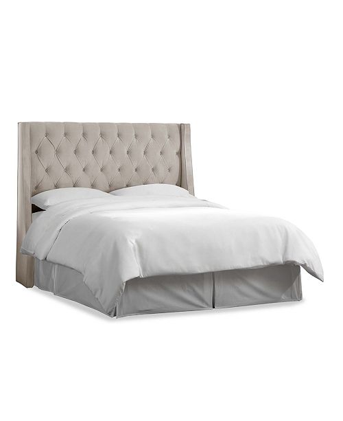 Skyline Marcone California King Wingback Headboard, Quick Ship