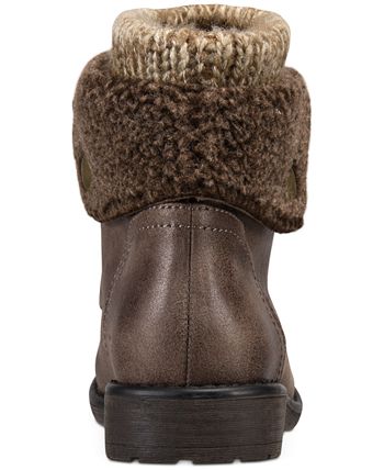 Cliffs by White Mountain Women s Duena Lace Up Hiker Booties Macy s