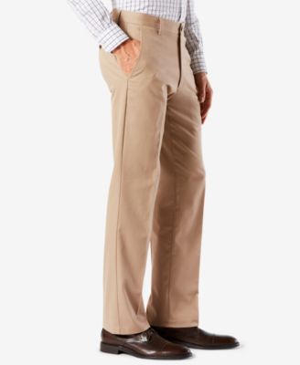 Men's Easy Straight Fit Khaki Stretch Pants