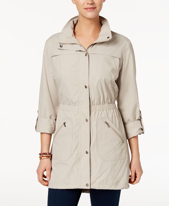 Style & Co Roll-Tab Utility Jacket, Created for Macy's - Macy's