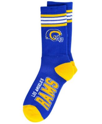 For Bare Feet - 4 Stripe Deuce Crew Socks