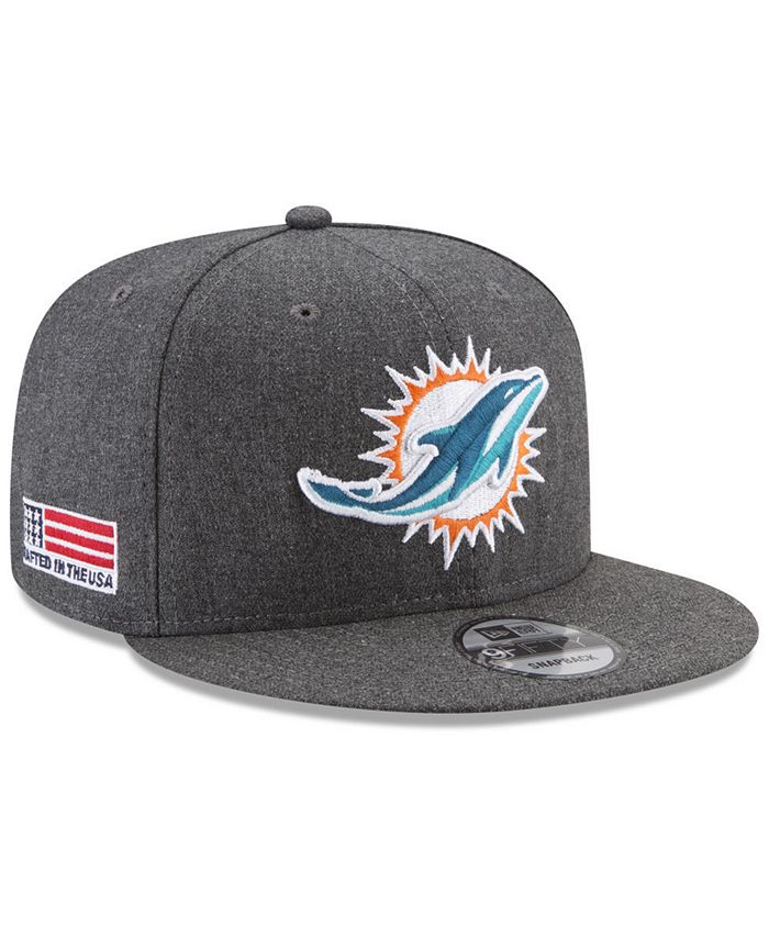 New Era Miami Dolphins Crafted In America 9FIFTY Snapback Cap - Macy's