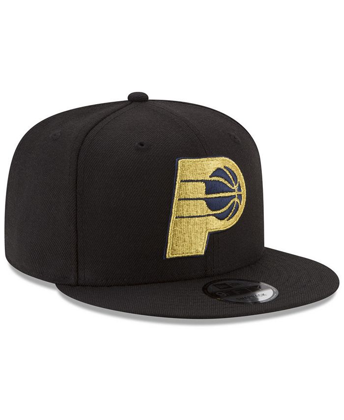 New Era Indiana Pacers Gold on Team 9FIFTY Snapback Cap - Macy's