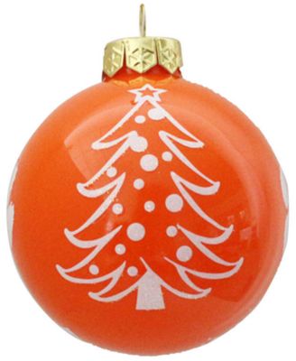 Memory Company Clemson Tigers Glass Christmas Tree Ornament