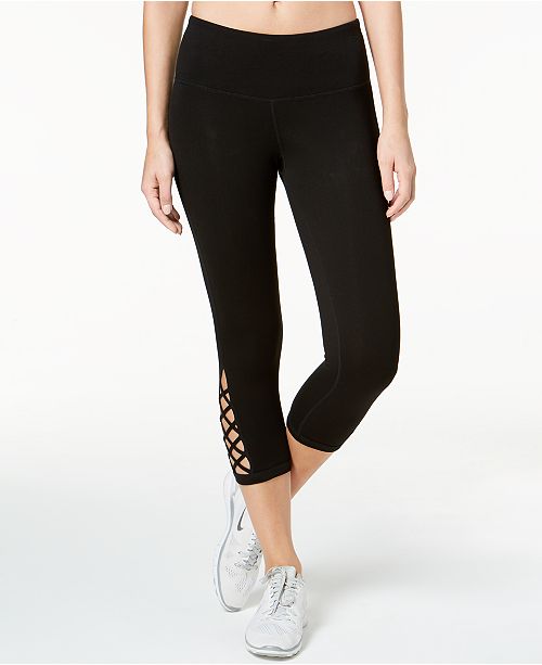 Ideology Cutout Cropped Leggings Created For Macy S Reviews