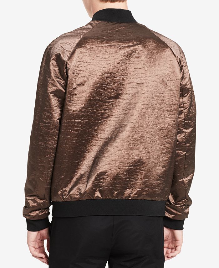 Calvin Klein Men's Copper Bomber Jacket Macy's