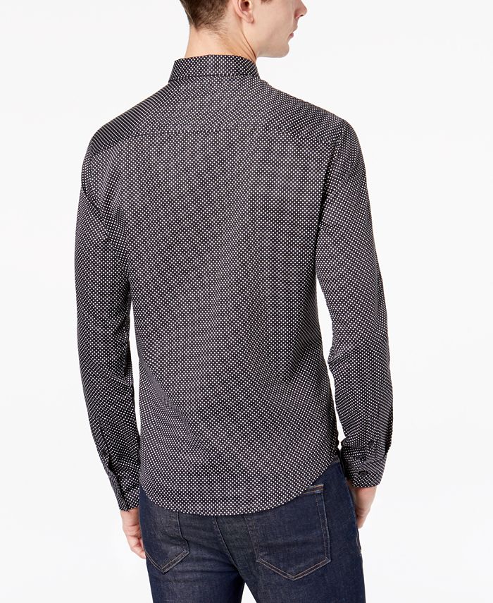 AX Armani Exchange Men's DotPrint Shirt Macy's