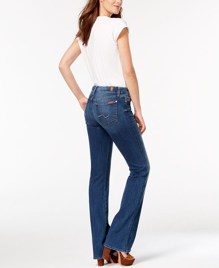 7 For All Mankind A-pocket Bootcut Jean in Blue