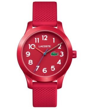 image of Lacoste Kids- 12.12 Red Silicone Strap Watch 32mm