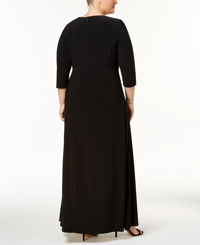 Alex Evenings Plus Size Ruched Gown - Macy's
