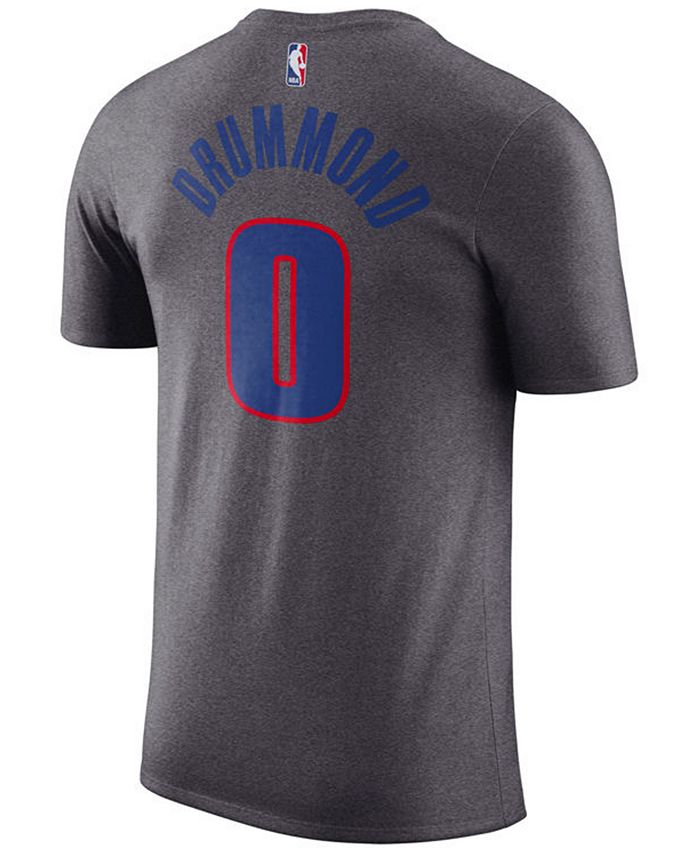 Nike Men's Andre Drummond Detroit Pistons Name & Number Player T-Shirt ...
