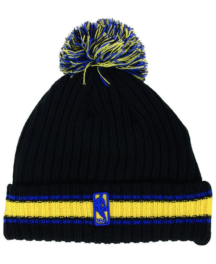 New Era Golden State Warriors Basic Chunky Pom Knit Hat Macy's