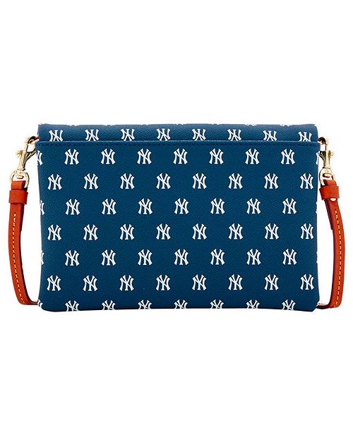 Dooney & Bourke New York Yankees Foldover Crossbody Purse Sports Fan