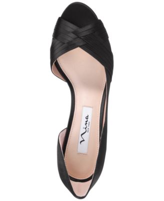 nina contesa open toe pump