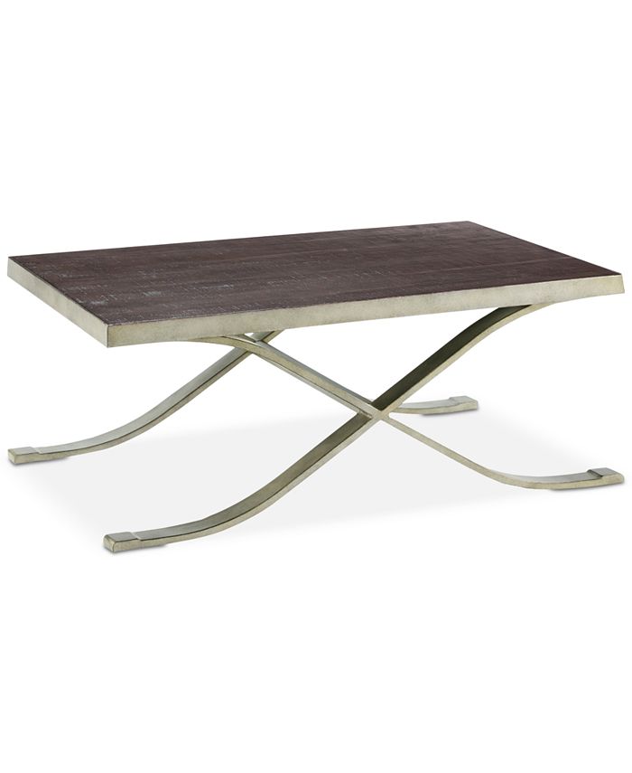 BLUSH & BRASS Trisha Coffee Table, Quick Ship Macy's