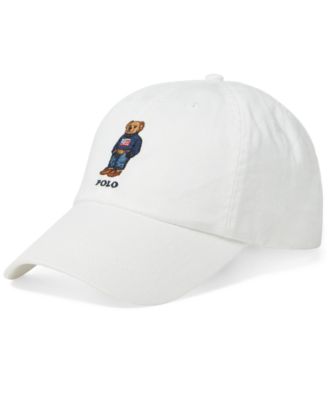 polo bear cotton chino cap