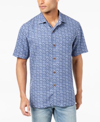 Tommy Bahama - Men's Juno Beach Geo-Print Silk Shirt