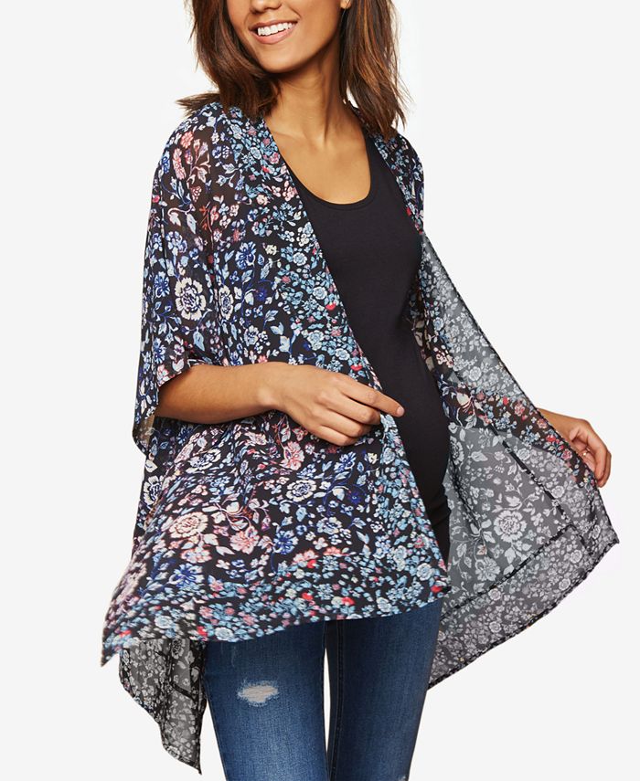 Motherhood Maternity Printed Kimono Blouse Macy's