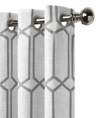 Kaiden Geometric Room Darkening Window Curtain