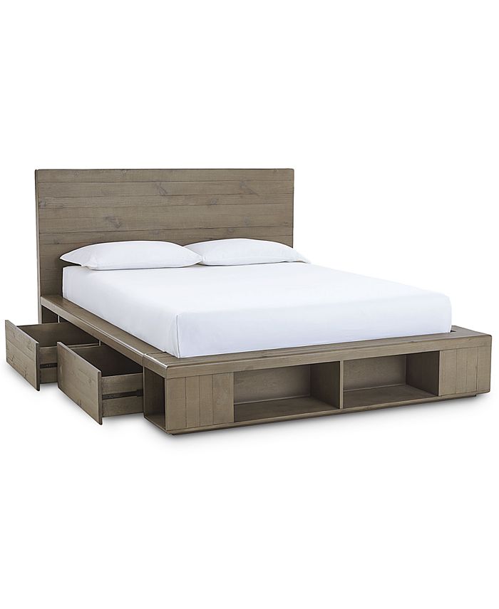 Furniture Brandon Storage King Platform, Platform Bed Frame With Drawers