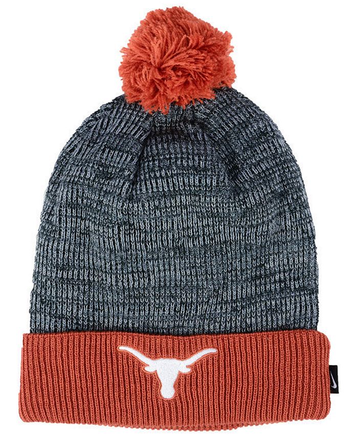 Nike Texas Longhorns Heather Pom Knit Hat & Reviews - Sports Fan Shop ...